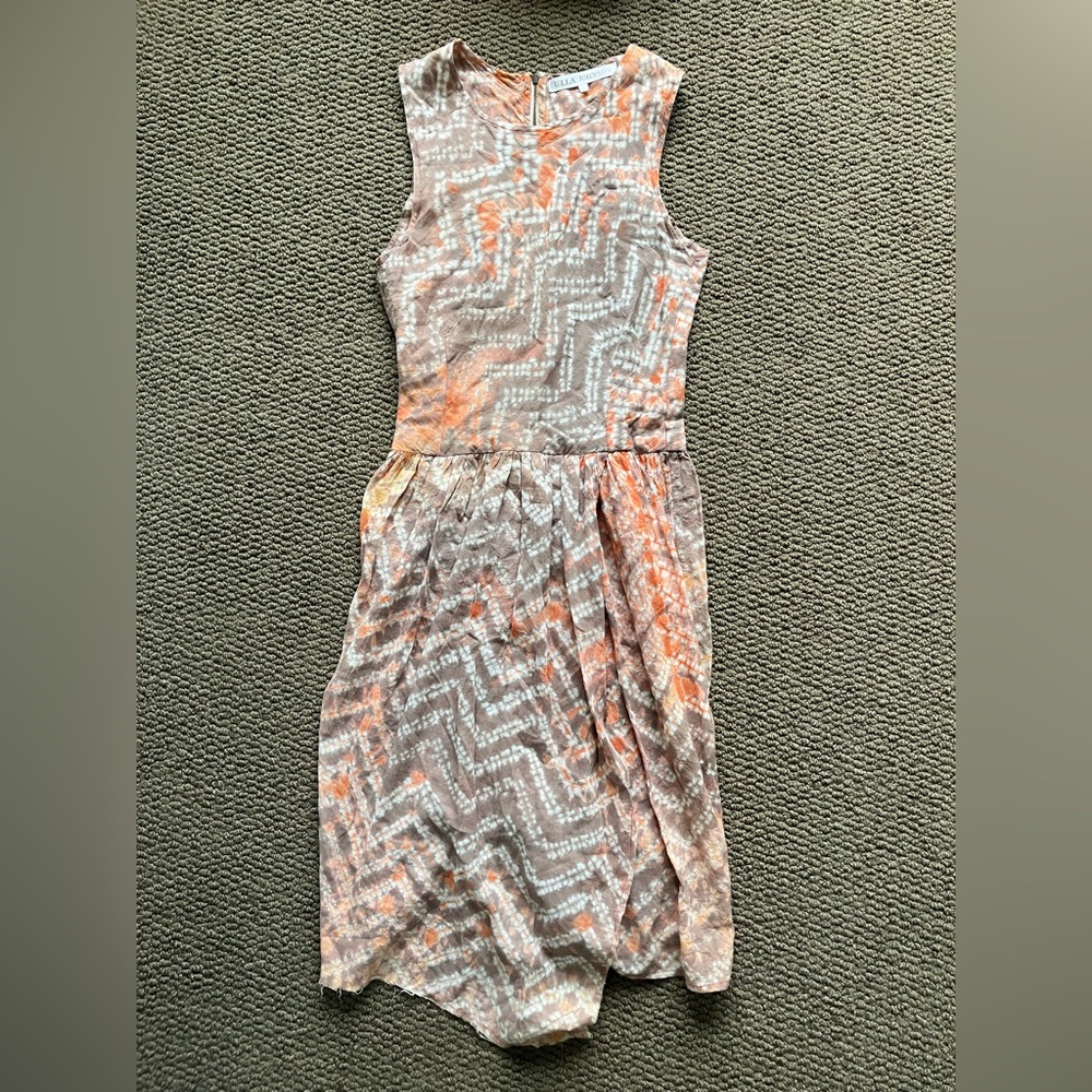 Ulla Johnson Tie-Dye Sleeveless Wrap Dress - Picture 5 of 9